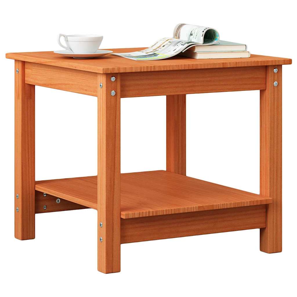 Kaffebord Voksbrun 50 x 50 x 45 cm Heltre furu