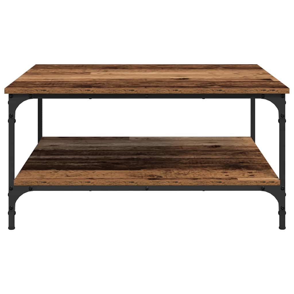 Kaffebord Gammelt tre 80 x 80 x 40 cm Konstruert tre