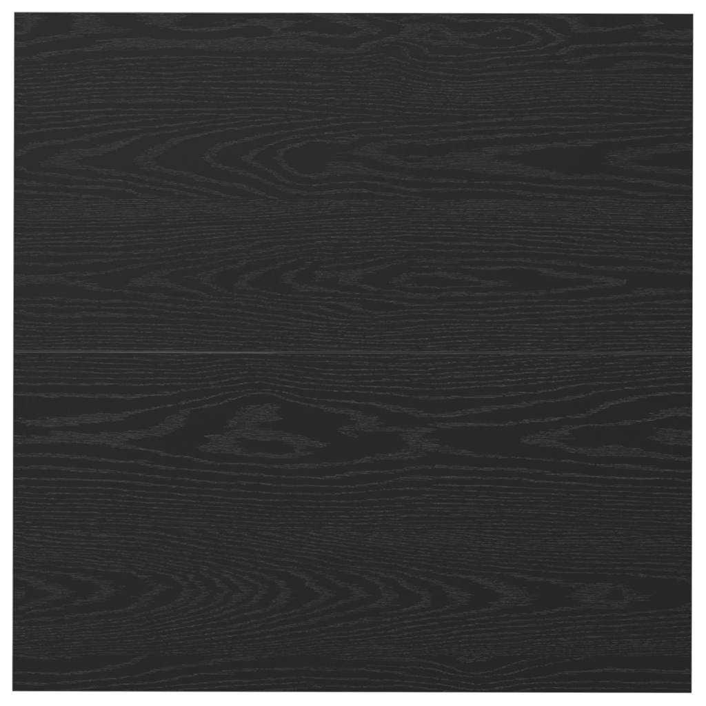 Kaffebord Svart eik 80 x 80 x 40 cm Konstruert tre