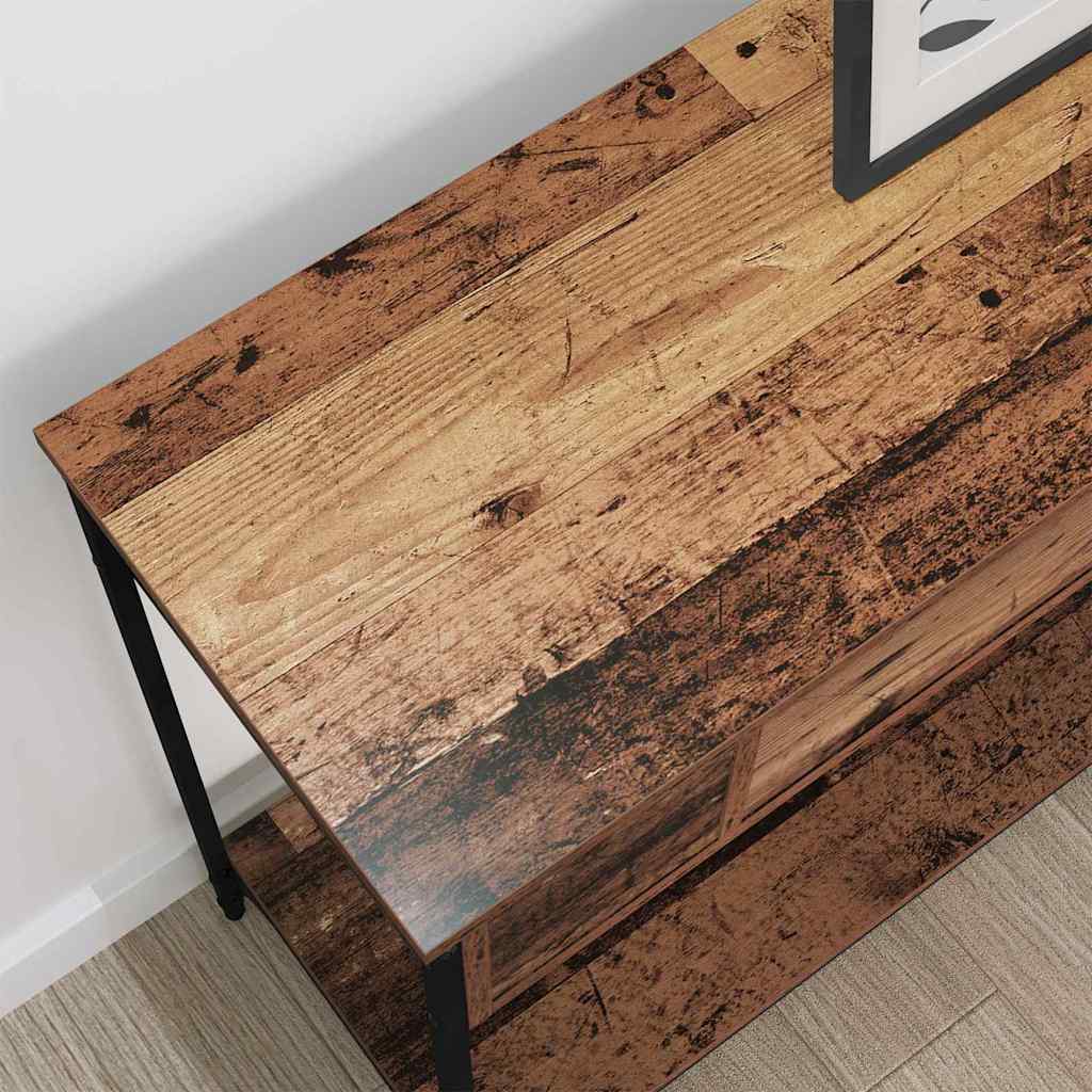Konsollbord Gammelt tre 100 x 34.5 x 75 cm Konstruert tre