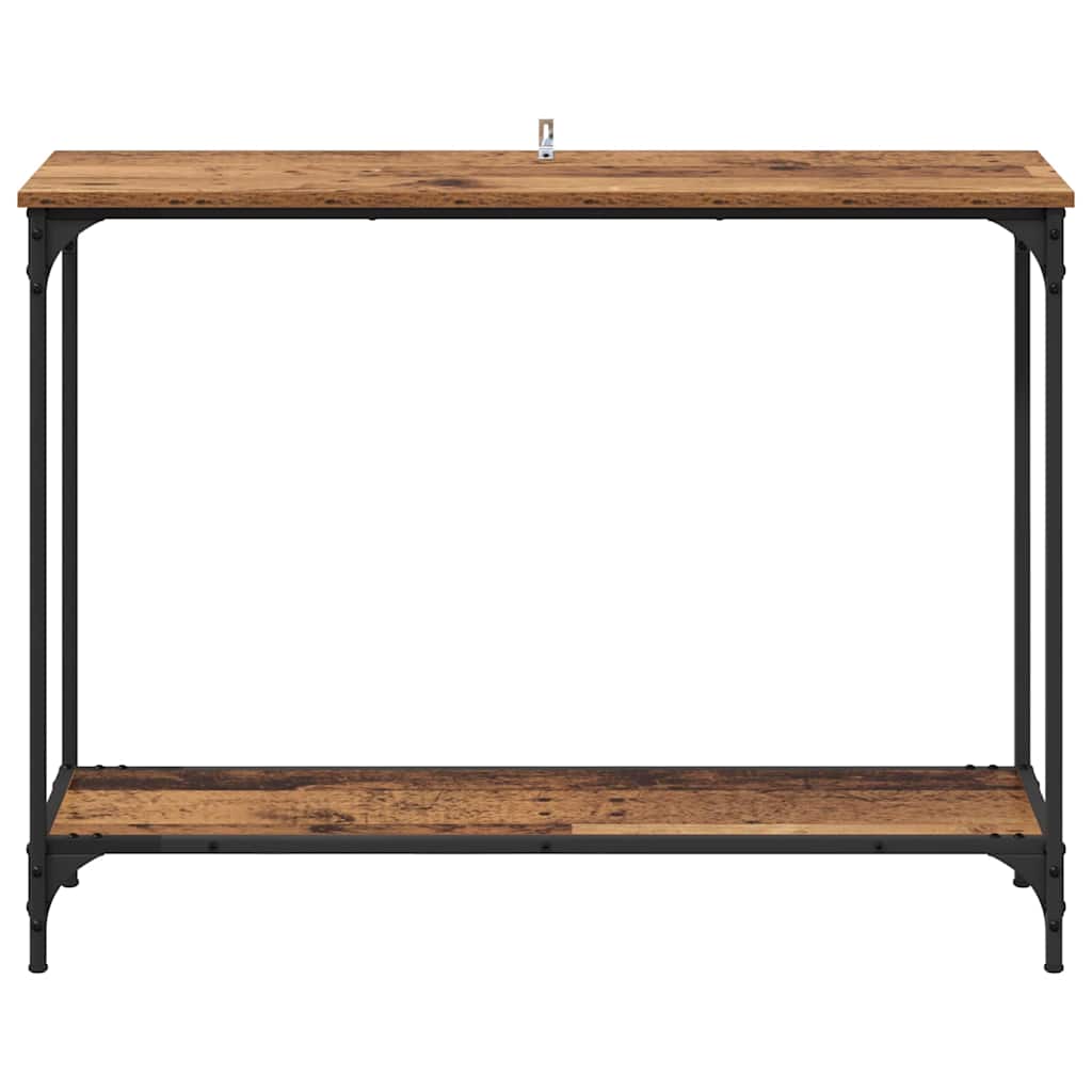 Konsollbord Gammelt tre 101 x 30.5 x 75 cm Konstruert tre