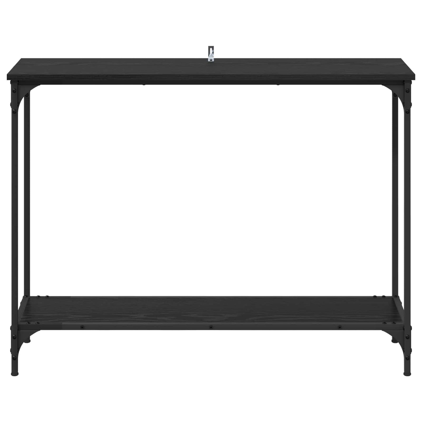 Konsollbord Svart eik 101 x 30.5 x 75 cm Konstruert tre