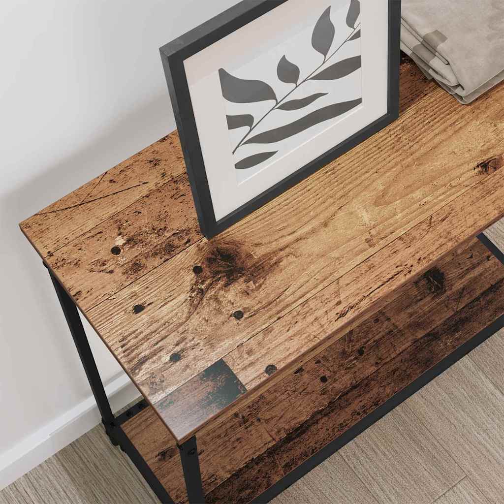 Konsollbord Gammelt tre 75 x 30.5 x 75 cm Konstruert tre