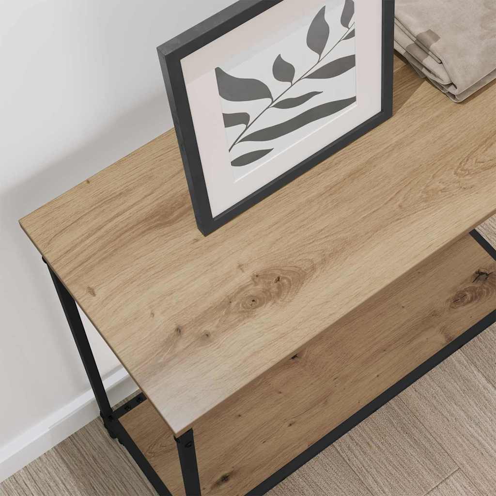 Konsollbord artisan eik 75 x 30.5 x 75 cm Konstruert tre