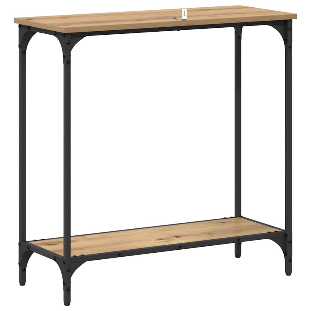Konsollbord artisan eik 75 x 30.5 x 75 cm Konstruert tre