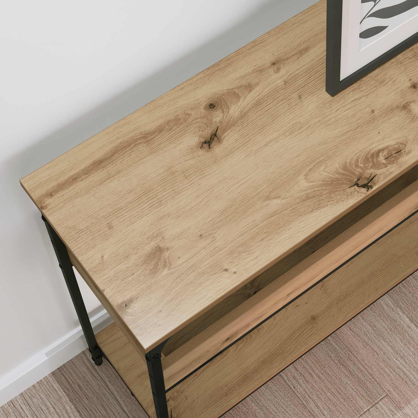 Konsollbord artisan eik 100 x 29 x 75 cm Konstruert tre