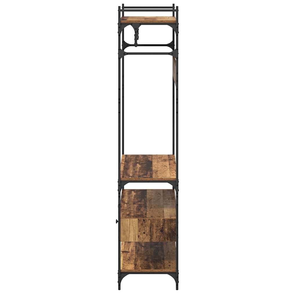 Garderobeskap Gammelt tre 89 x 39 x 184.5 cm Konstruert tre