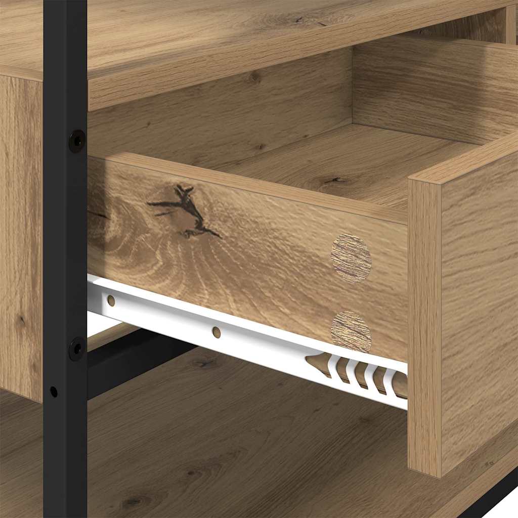 Garderobeskap artisan eik 89 x 39 x 184.5 cm Konstruert tre