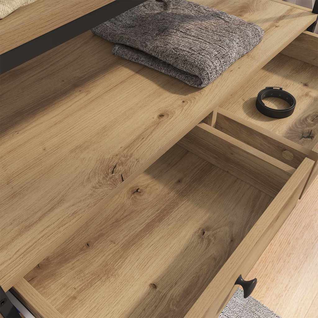 Garderobeskap artisan eik 89 x 39 x 184.5 cm Konstruert tre