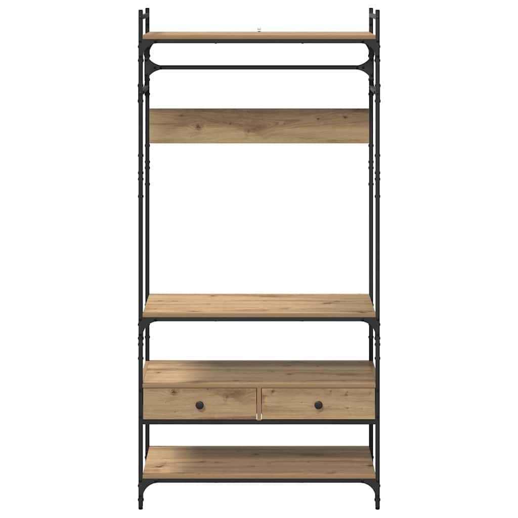 Garderobeskap artisan eik 89 x 39 x 184.5 cm Konstruert tre