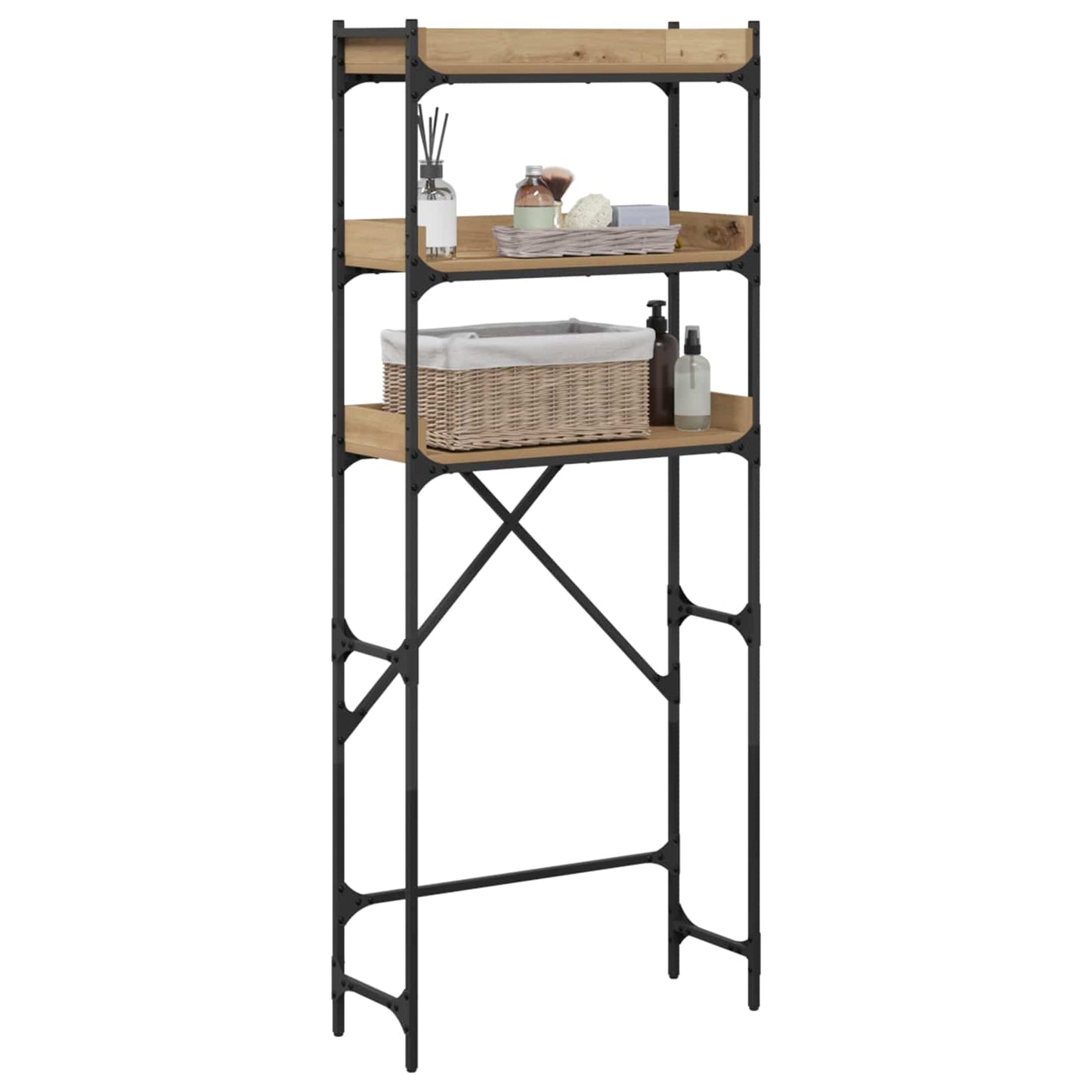 Vaskemaskinhylle Artisan Eik 67 x 25 x 163 cm Konstruert tre