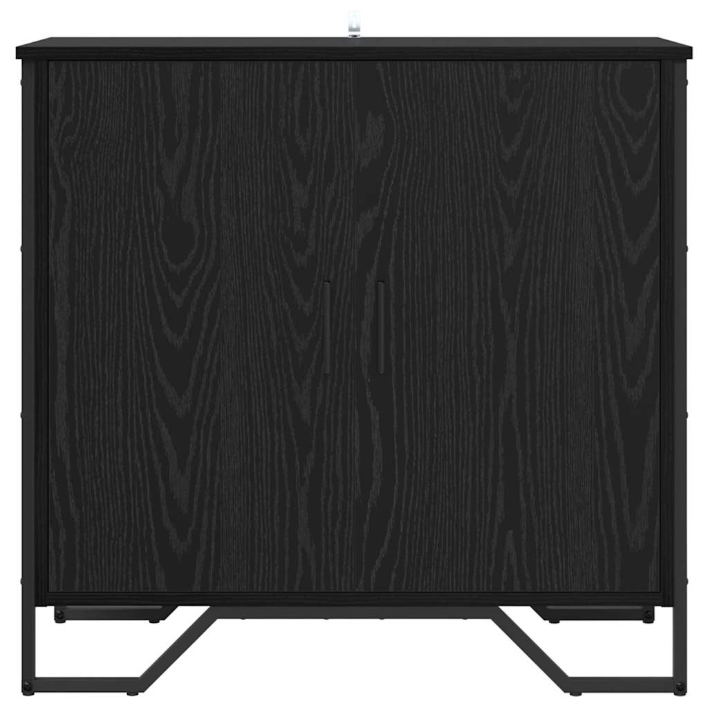 Serviesskap Svart Eik 78 x 35 x 74.5 cm