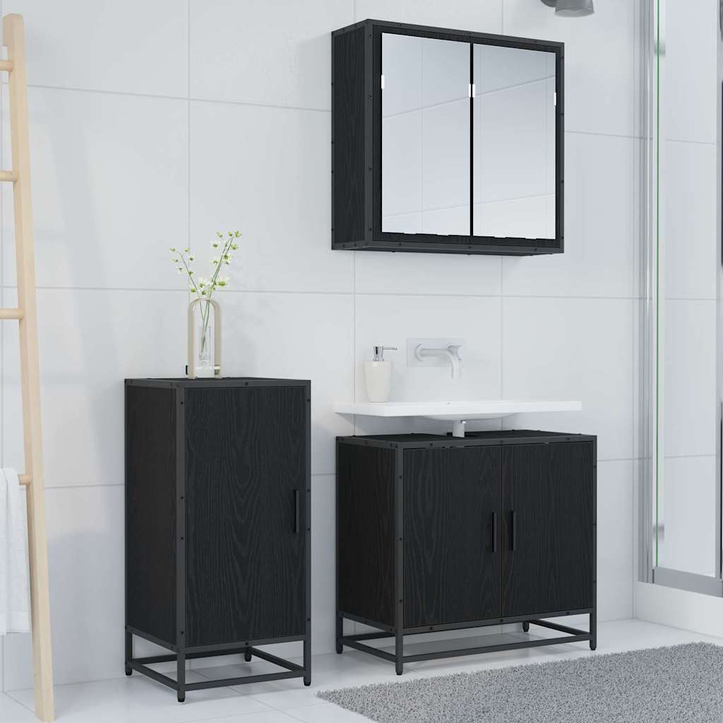 Serviesskap Svart Eik 35,5 x 35 x 76 cm