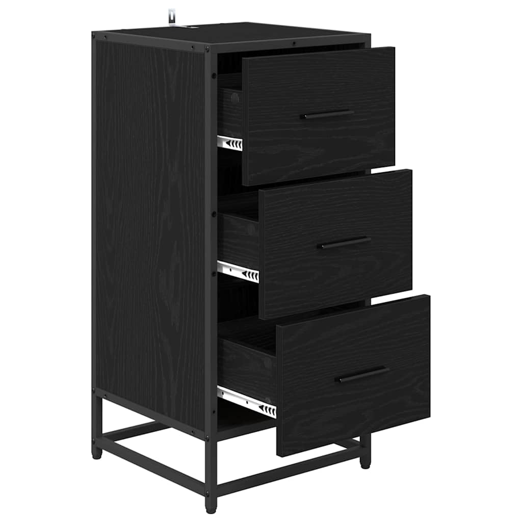 Serviesskap Svart Eik 35,5 x 35 x 76 cm