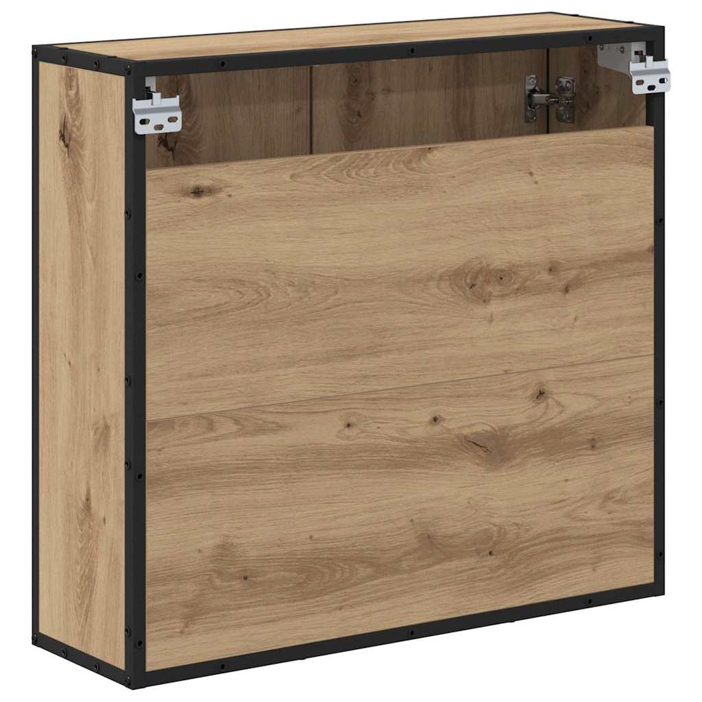 Vegghylle med hylle Veggmontert Artisan Eik 65 x 20 x 60 cm