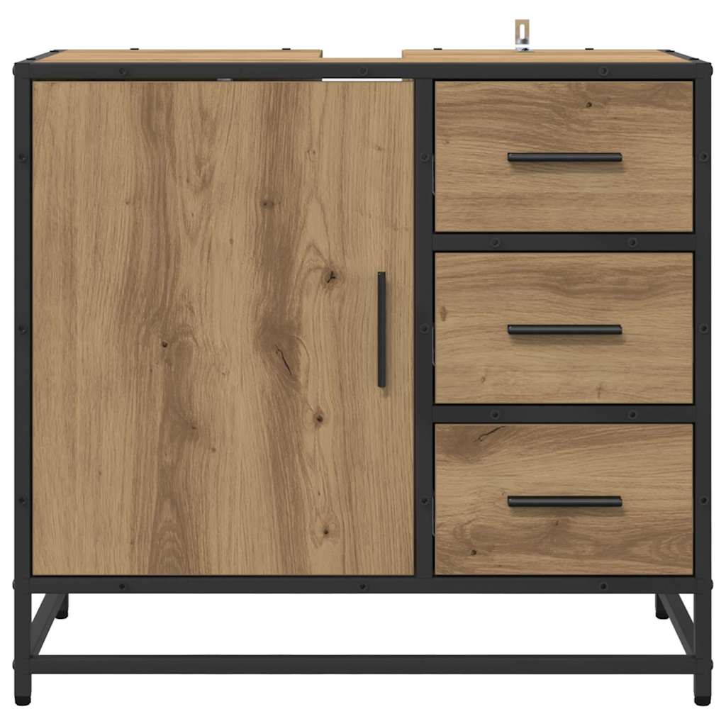 Baderomsskap Artisan Eik 65 x 33 x 60 cm Konstruert tre