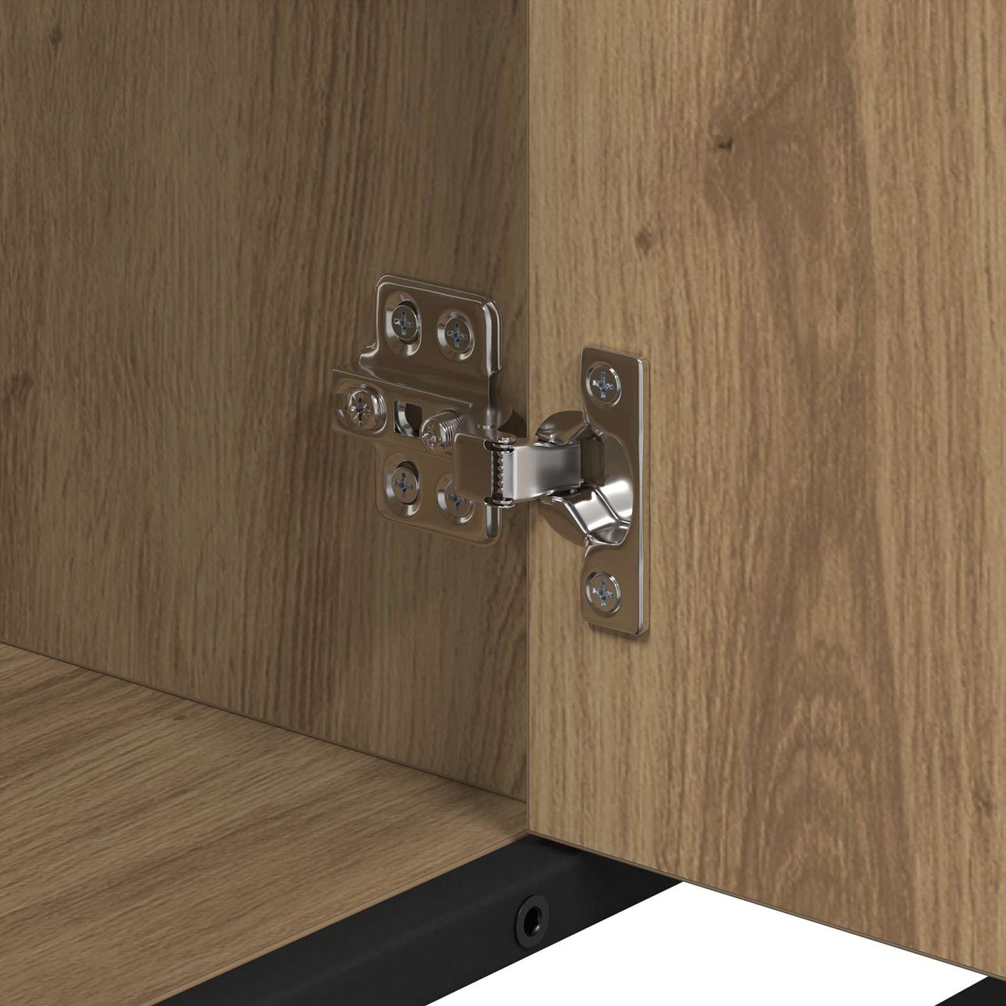 Baderomsskap Artisan Eik 80 x 33 x 60 cm Konstruert tre