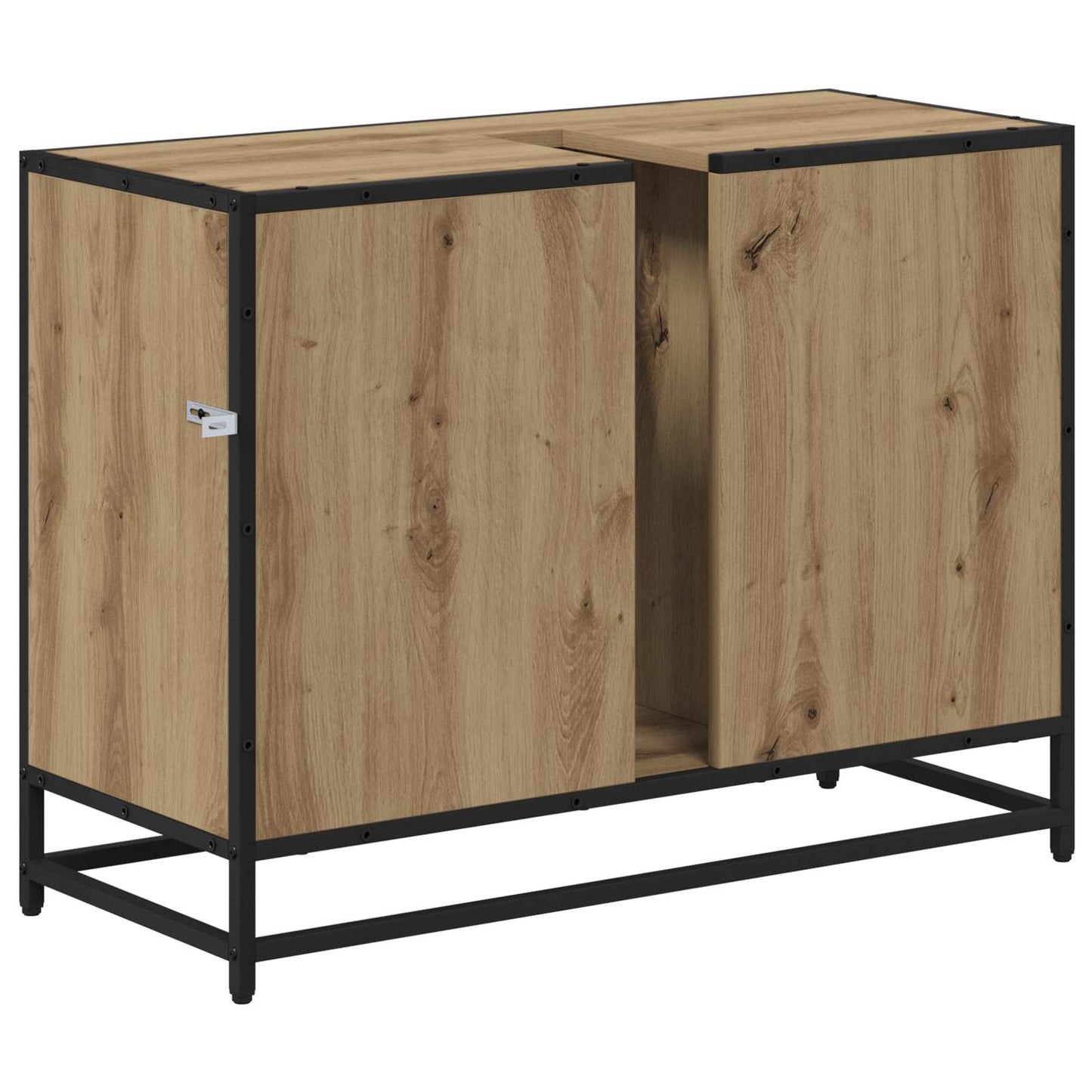 Baderomsskap Artisan Eik 80 x 33 x 60 cm Konstruert tre