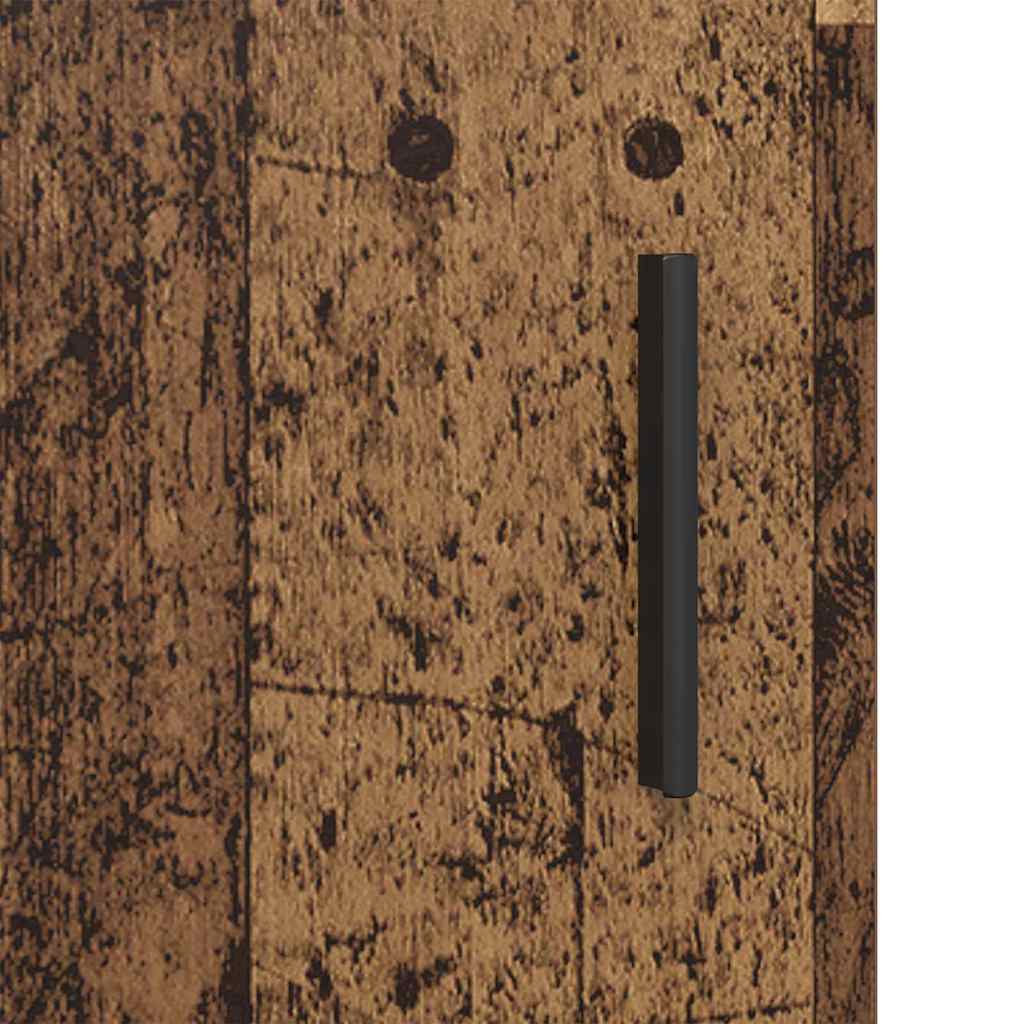 Baderomsskap med hylle Gamle tre 80 x 33 x 60 cm Konstruert tre