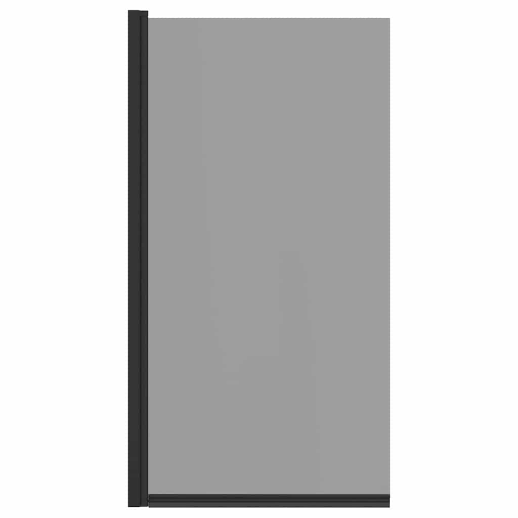 Bade dusjvegg Svart 68 x 130 cm Herdet glass