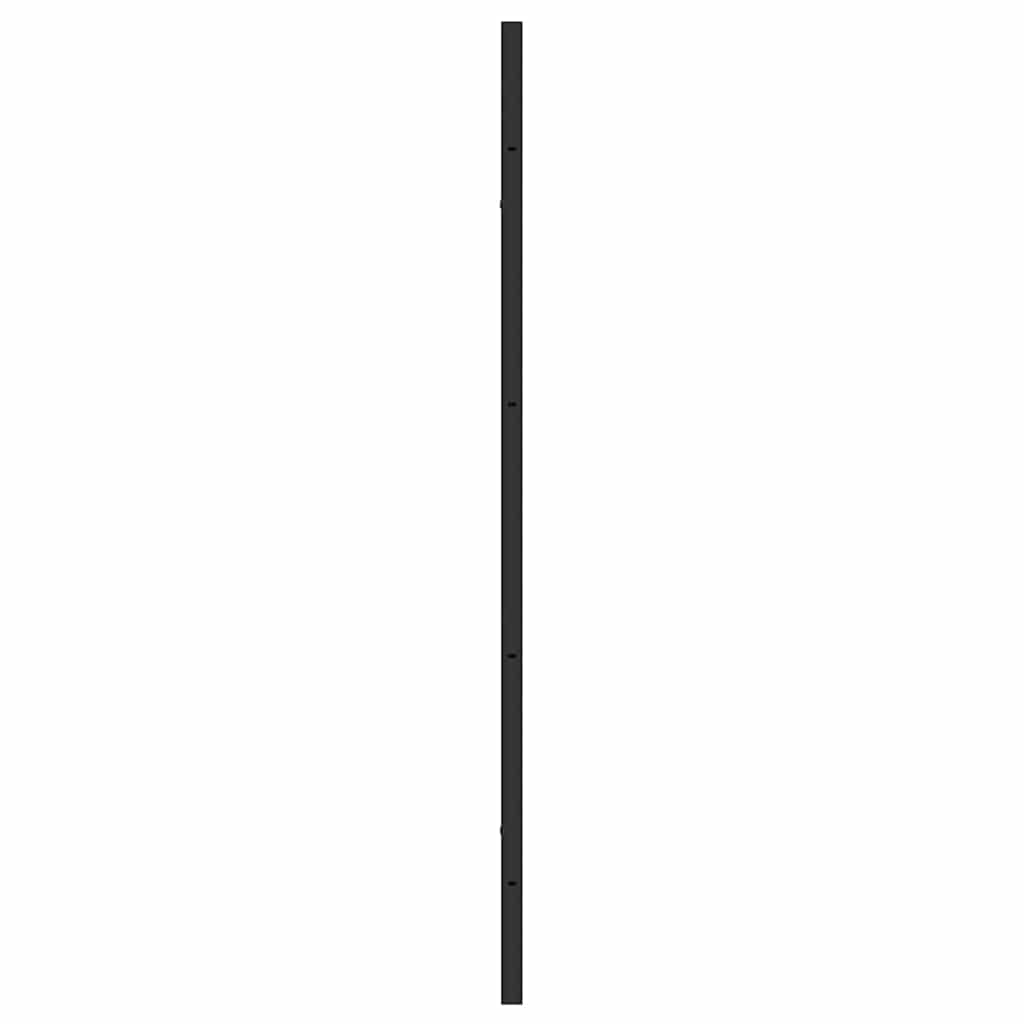 Bade dusjvegg Svart 68 x 130 cm Herdet glass