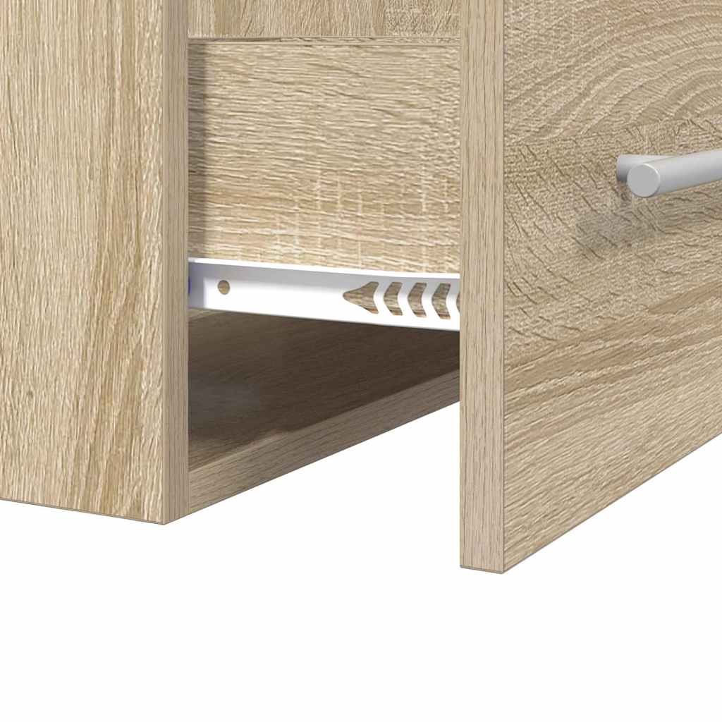 Vaskeskap med skuff Sonoma eik 38,5 x 41 x 48 cm Konstruert tre