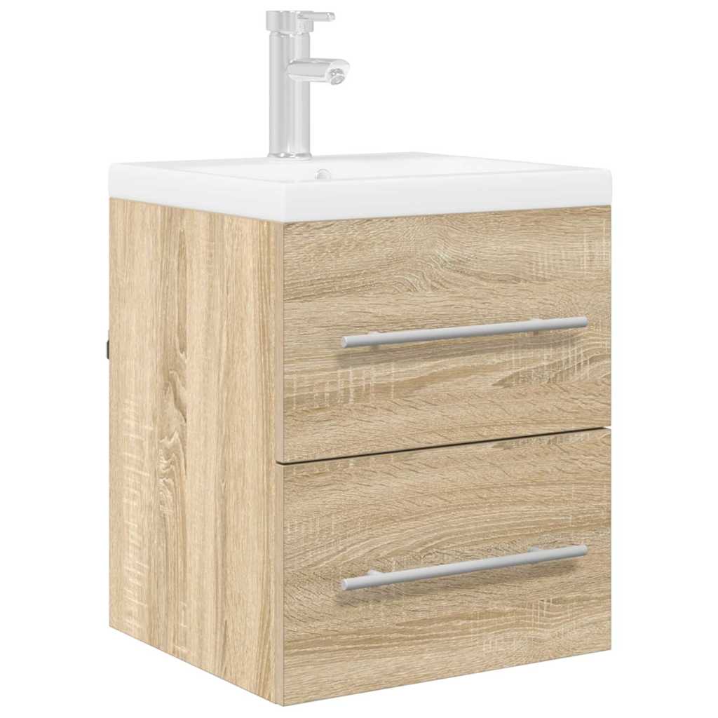 Vaskeskap med skuff Sonoma eik 38,5 x 41 x 48 cm Konstruert tre