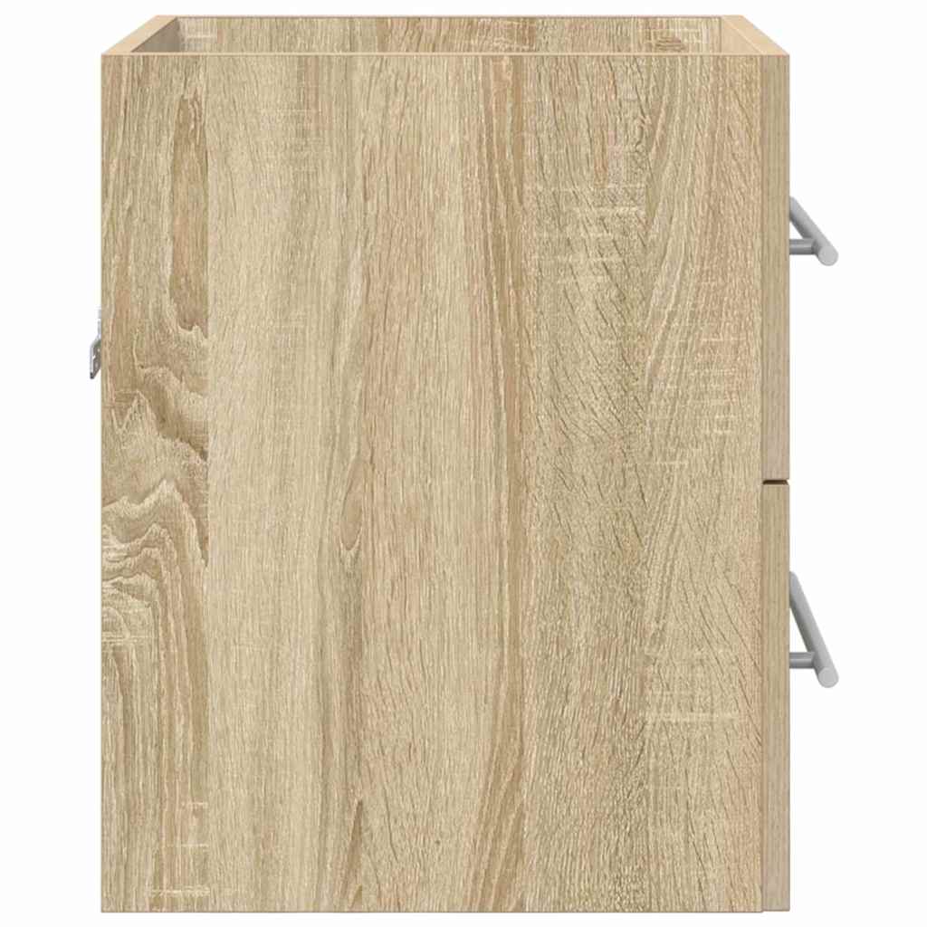 Vaskeskap med skuff Sonoma eik 38,5 x 41 x 48 cm Konstruert tre