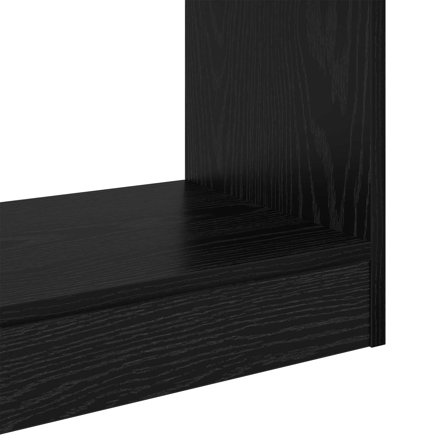 Bokskap Svart Eik 60 x 30 x 72 cm Konstruert tre