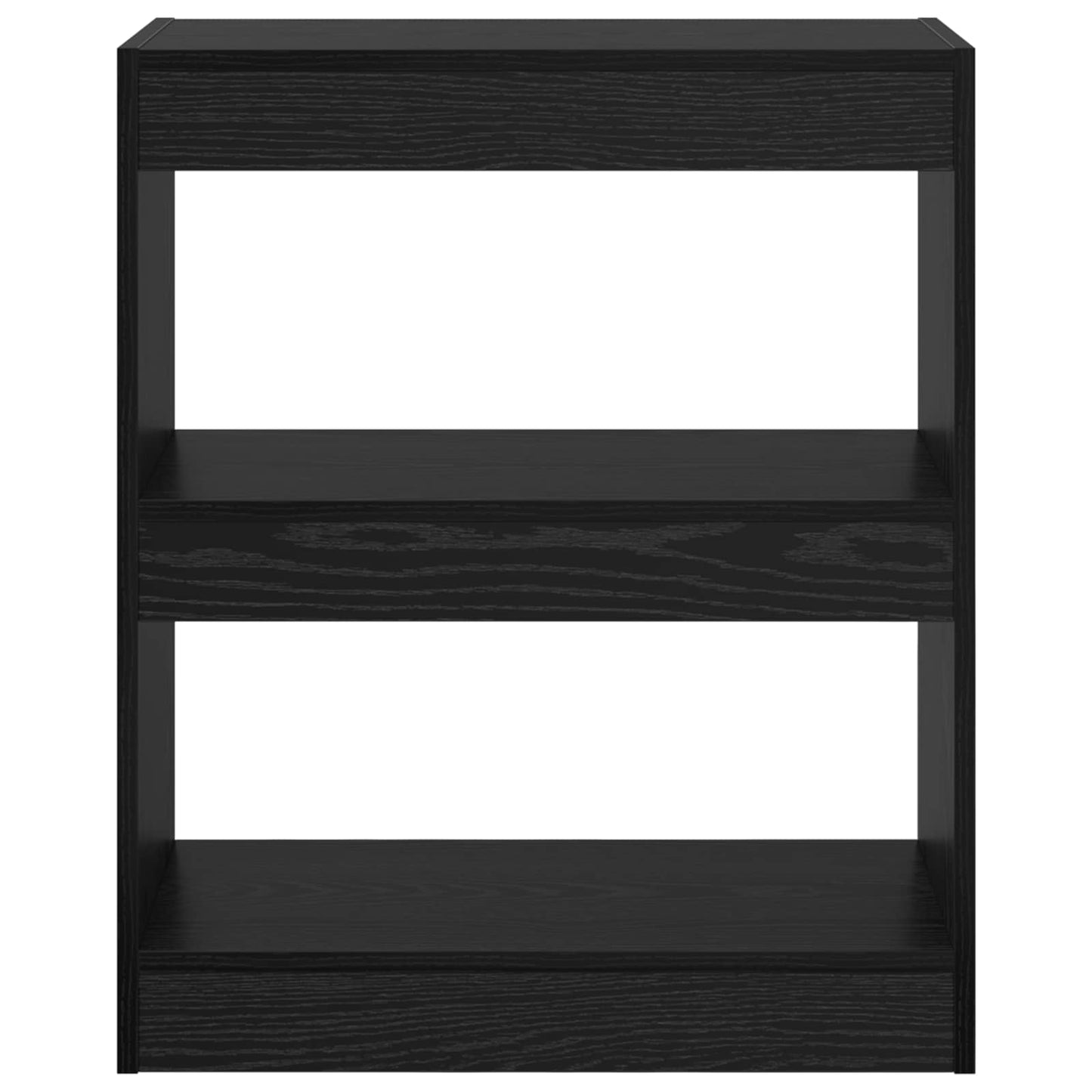 Bokskap Svart Eik 60 x 30 x 72 cm Konstruert tre