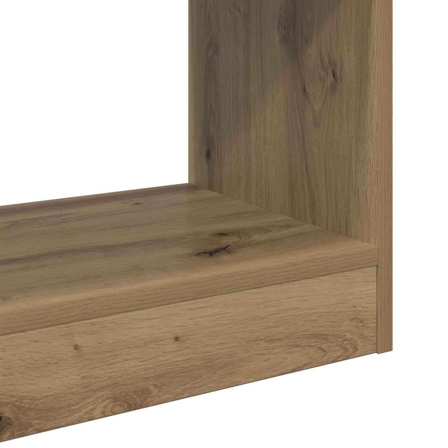 Bokskap 5 nivåer 60 x 30 x 166 cm Konstruert tre artisan eik