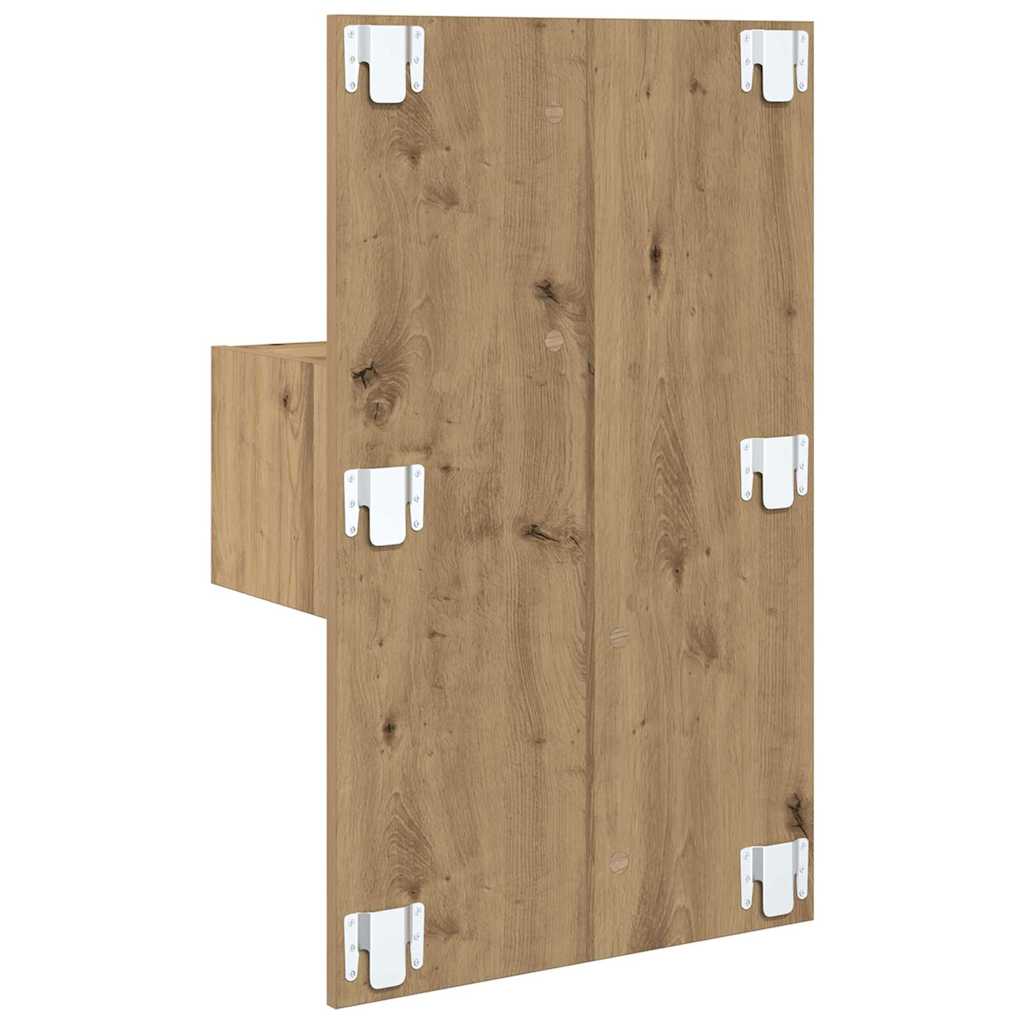 Nattbordskap 2 stk. Artisan Eik 50 x 32,5 x 80cm Konstruert tre