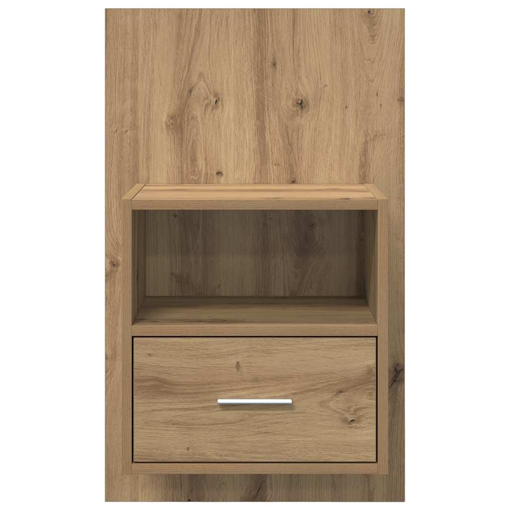 Nattbordskap 2 stk. Artisan Eik 50 x 32,5 x 80cm Konstruert tre