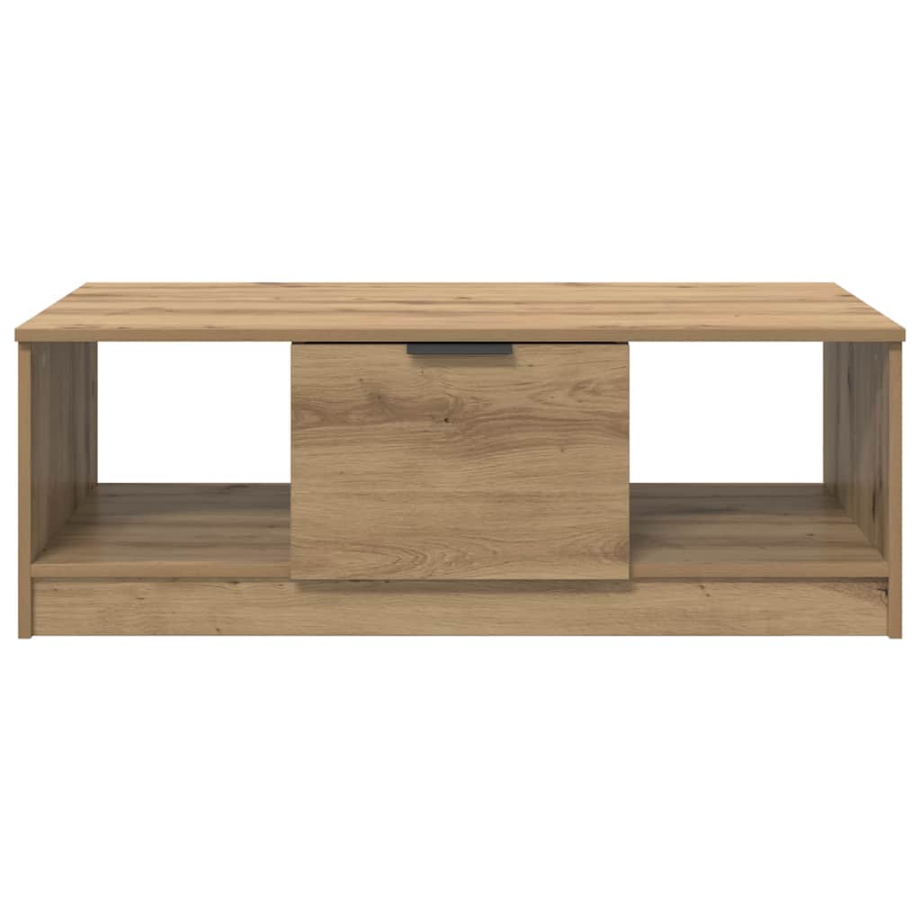 Kaffebord med skuff Artisan Eik 102 x 50 x 36cm Konstruert tre