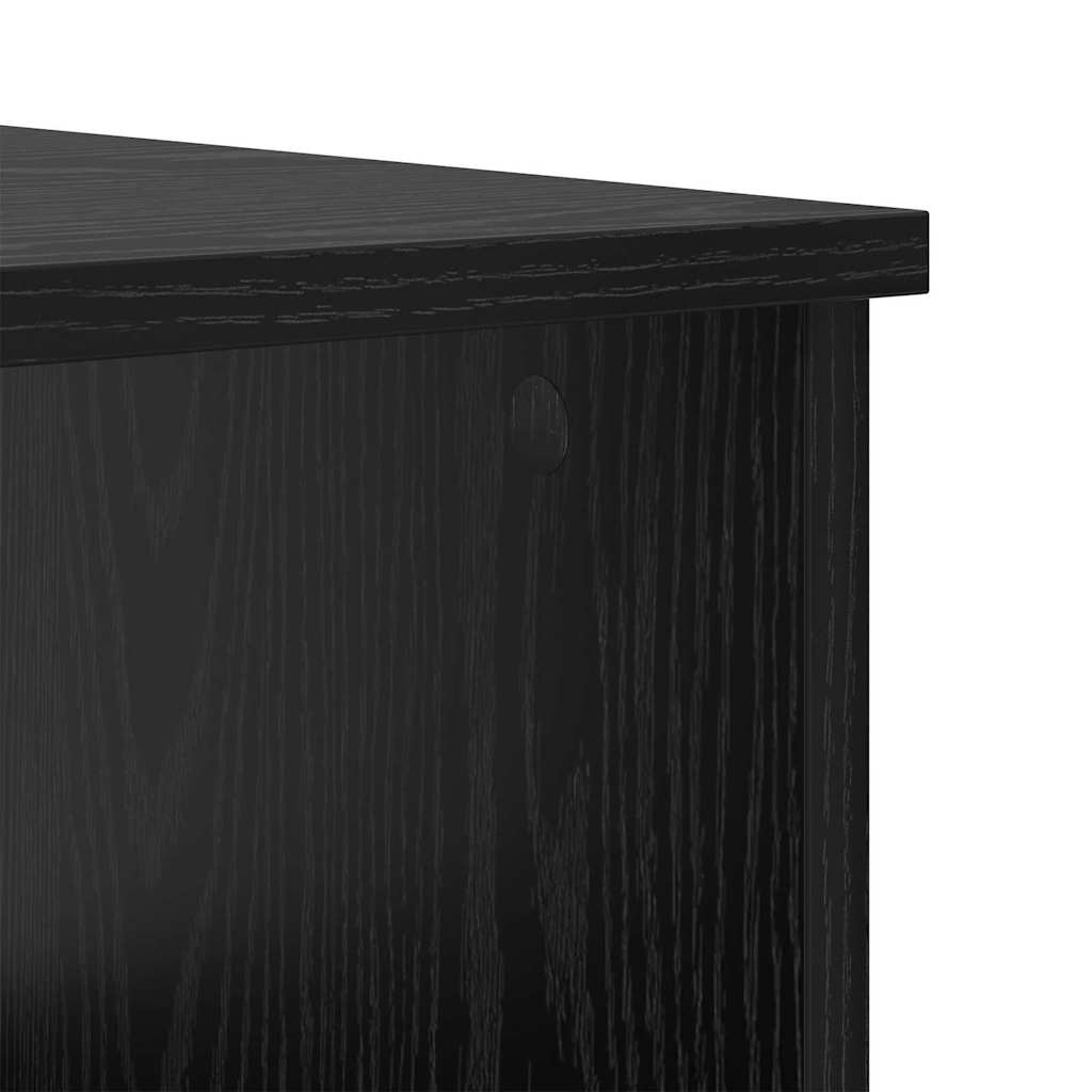 Kaffebord med skuff Svart Eik 102 x 50 x 36cm Konstruert tre