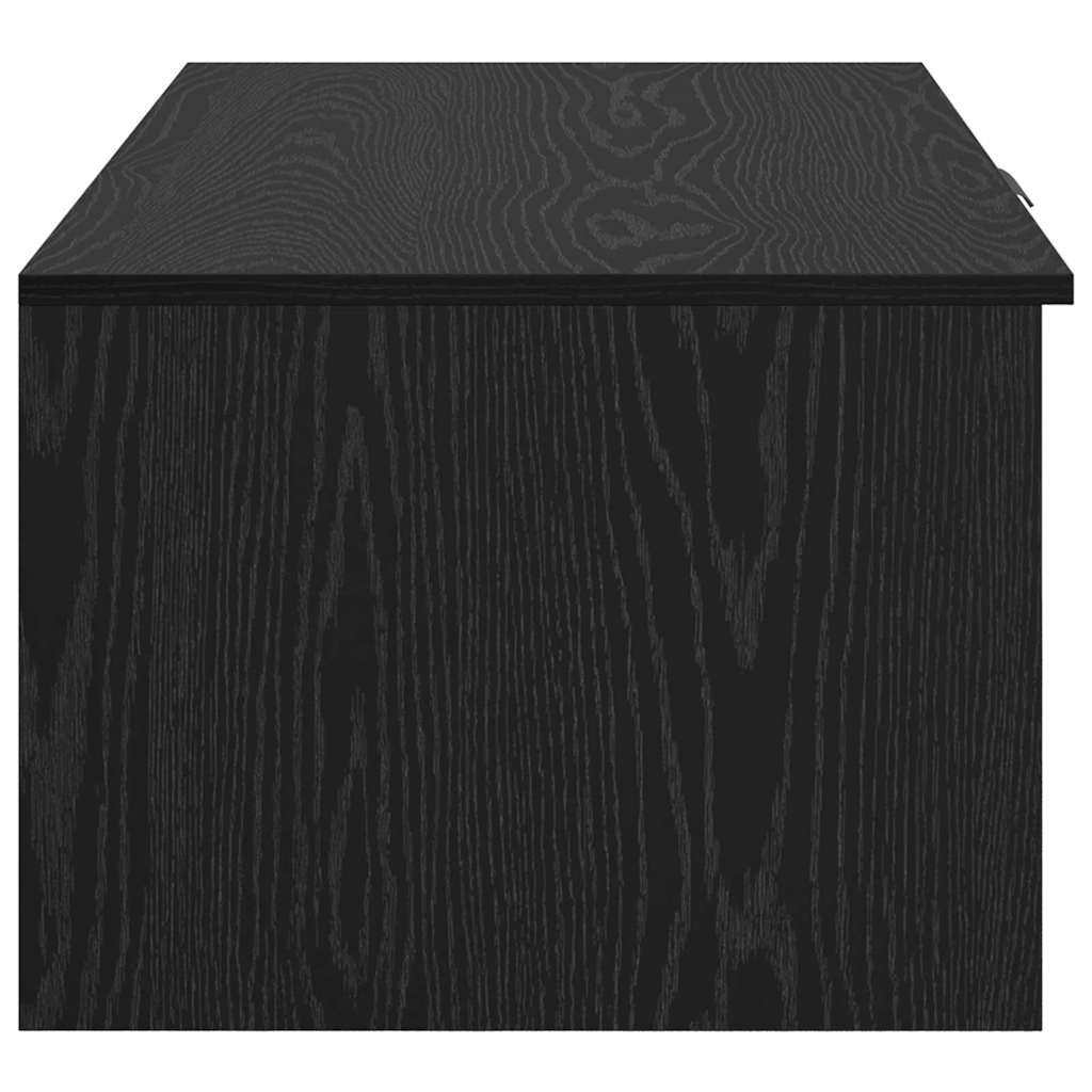 Kaffebord med skuff Svart Eik 102 x 50 x 36cm Konstruert tre