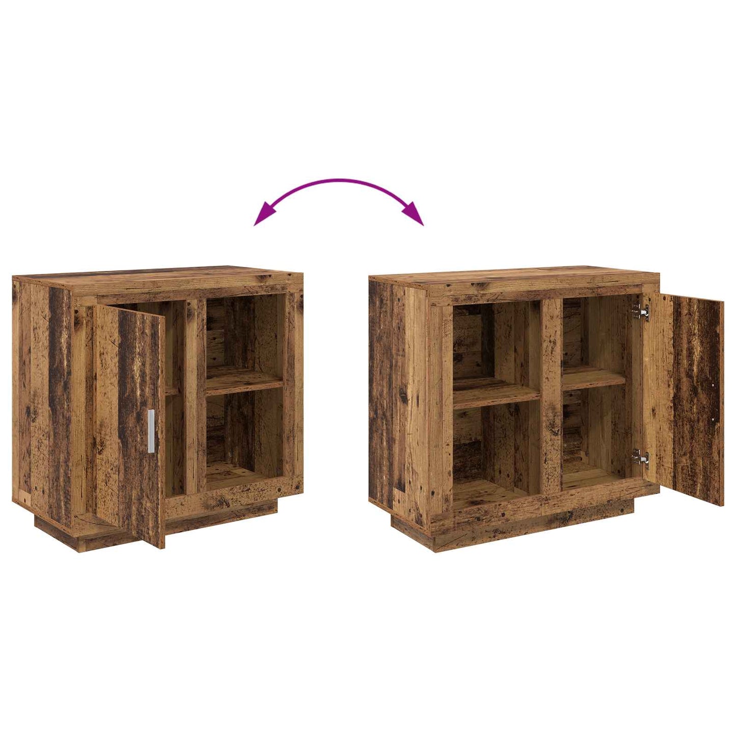 Serviesskap Gammelt tre 80 x 40 x 75 cm Konstruert tre