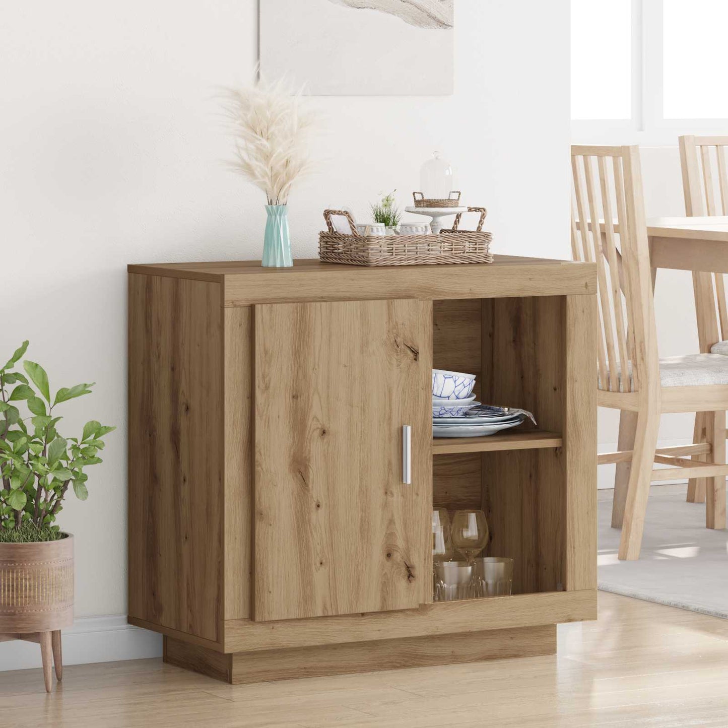 Serviesskap Artisan Eik 80 x 40 x 75 cm Konstruert tre