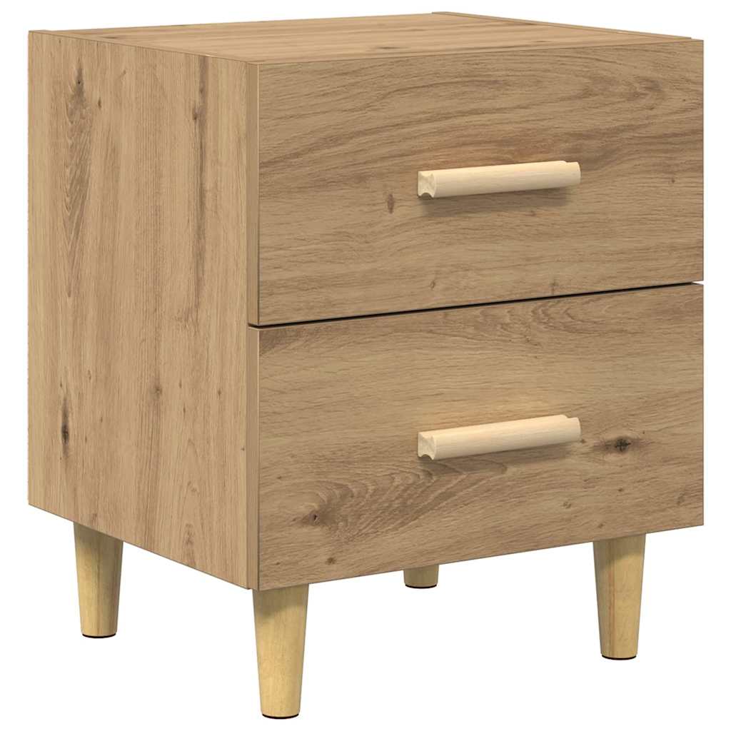 Sengeskap med skuff Artisan Eik 40 x 35 x 47.5cm Konstruert tre