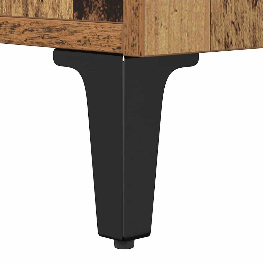 Sengeskap Gammelt tre 40 x 35 x 47,5 cm Konstruert tre