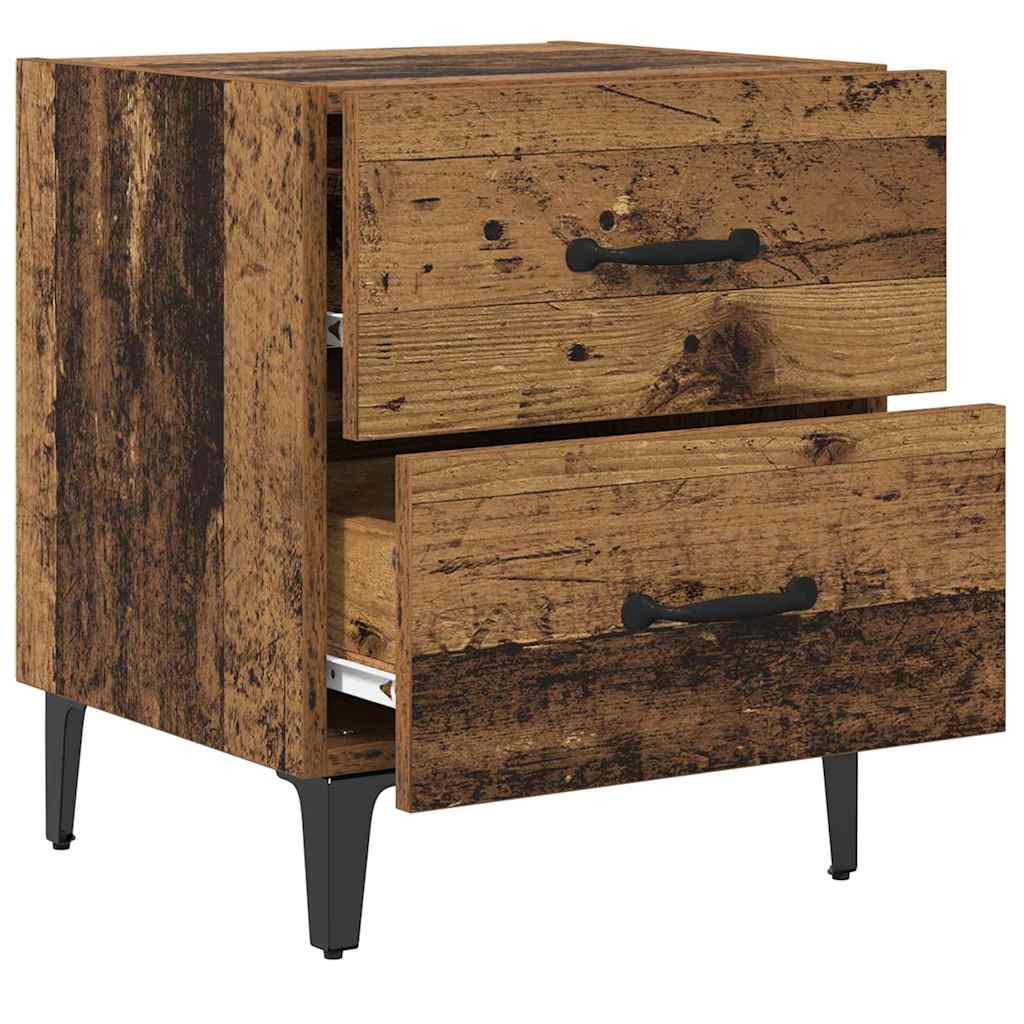Sengeskap Gammelt tre 40 x 35 x 47,5 cm Konstruert tre