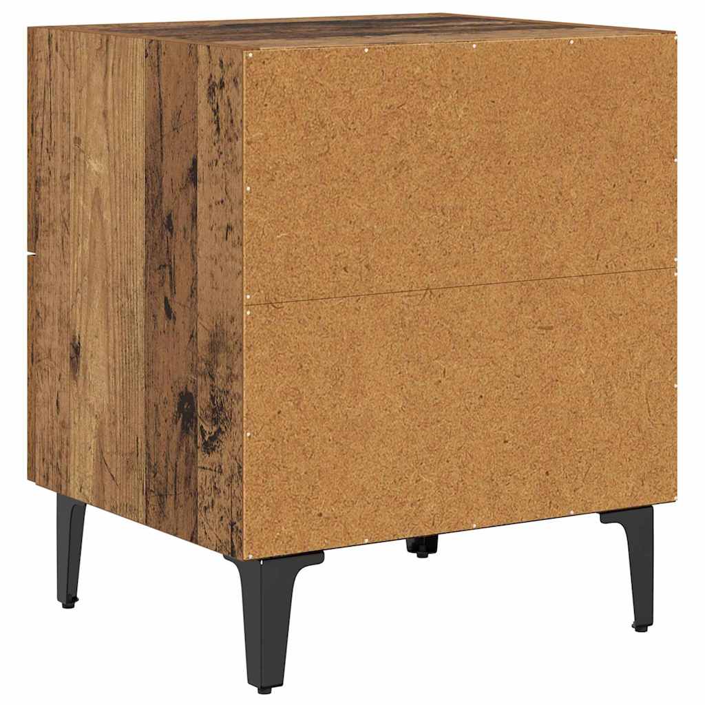 Sengeskap Gammelt tre 40 x 35 x 47,5 cm Konstruert tre