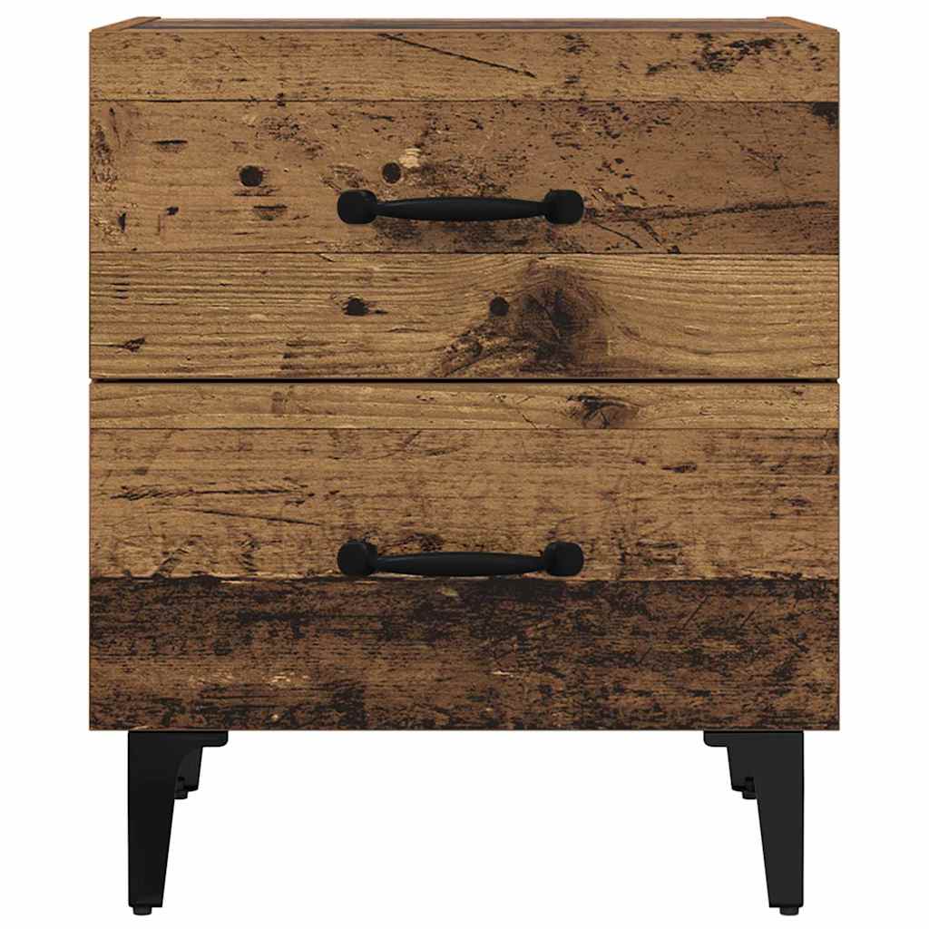 Sengeskap Gammelt tre 40 x 35 x 47,5 cm Konstruert tre