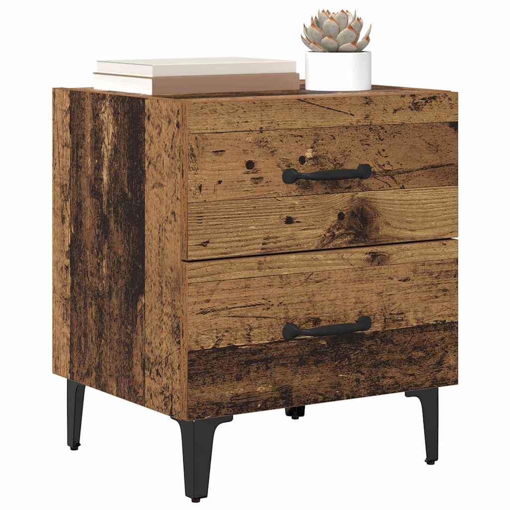 Sengeskap Gammelt tre 40 x 35 x 47,5 cm Konstruert tre