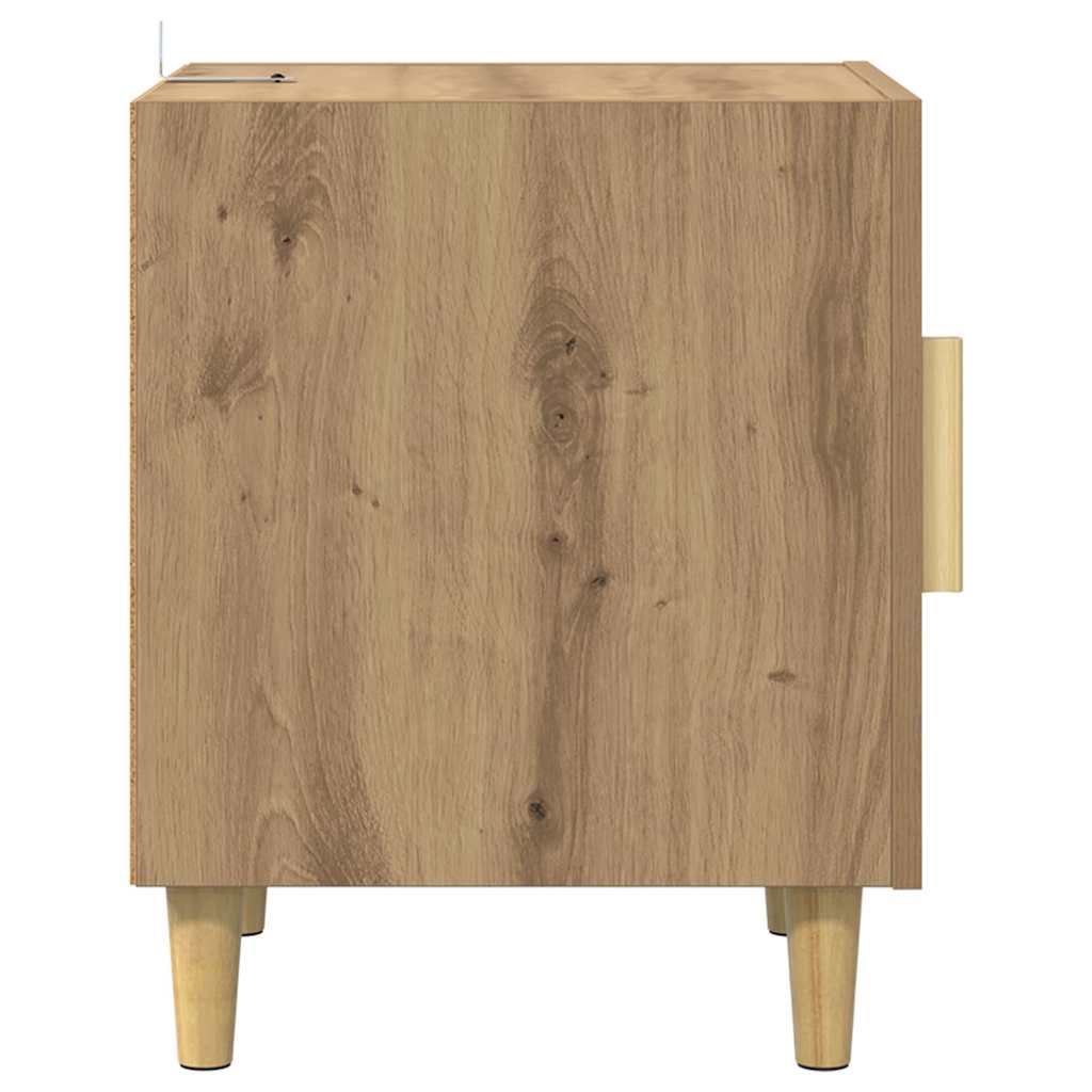 Nattbordskap Artisan Eik 40 x 40 x 50 cm Konstruert tre