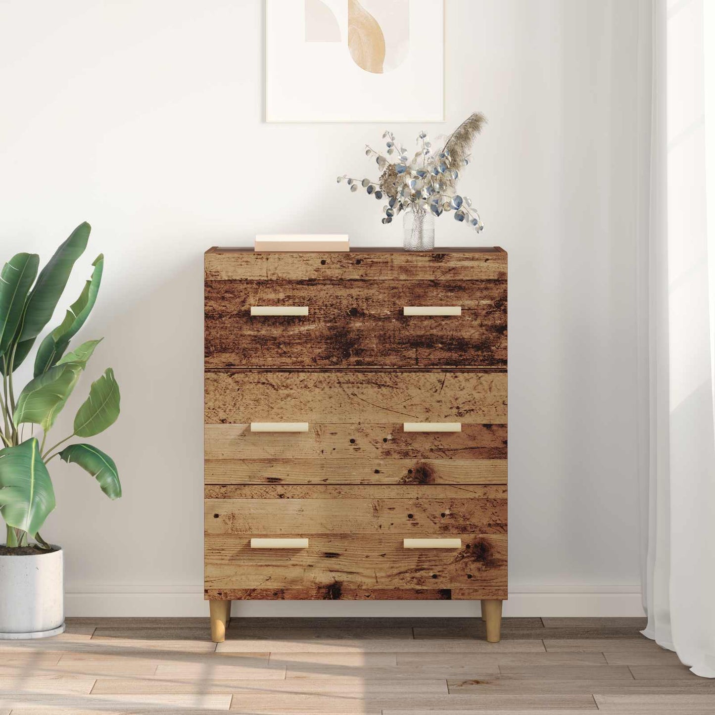 Serviesskap Gammelt tre 69,5 x 34 x 90 cm Konstruert tre