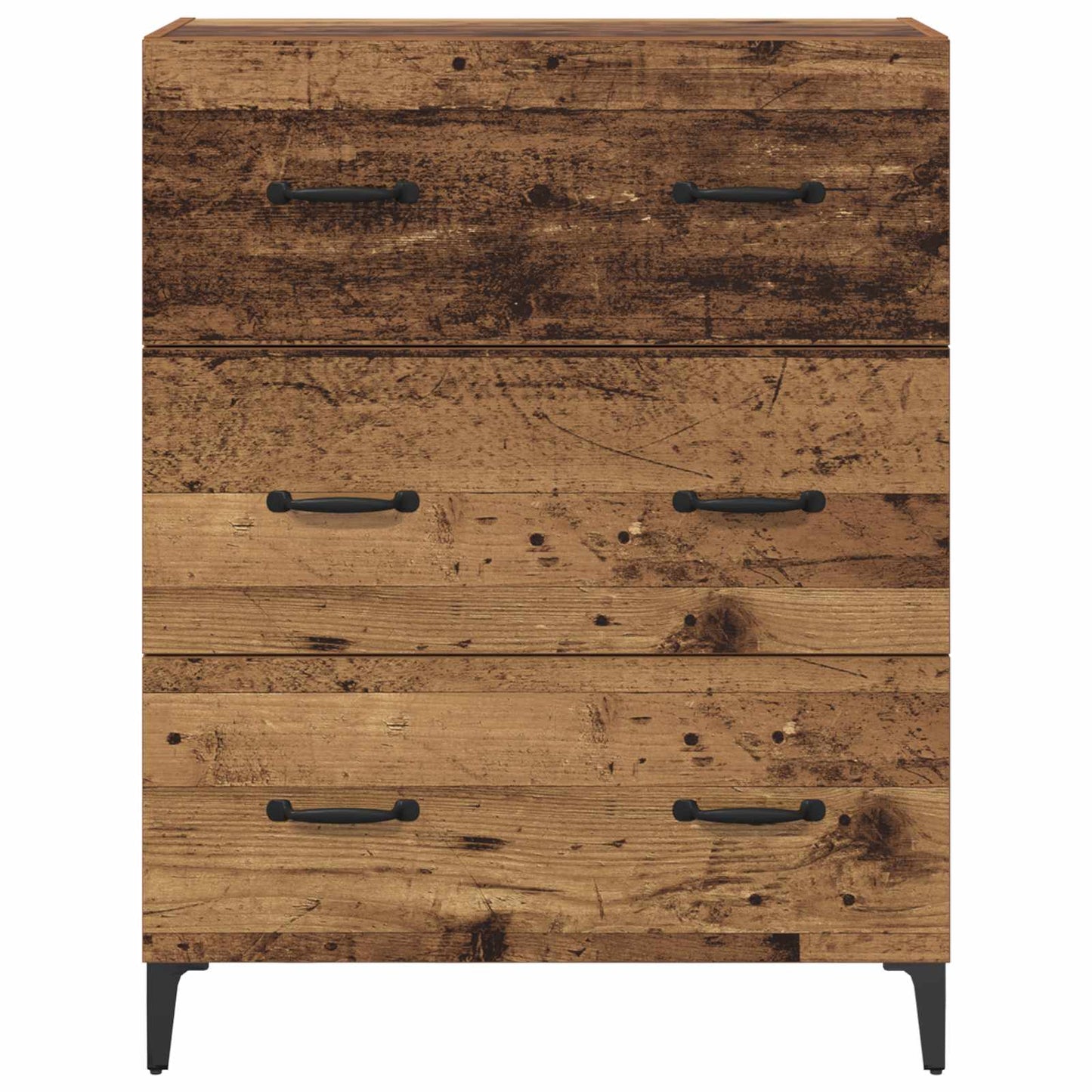 Serviesskap Gammelt tre 69,5 x 34 x 90 cm Ingeniørtre og jern