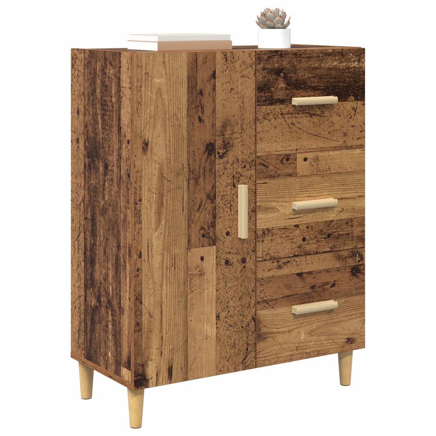 Serviesskap Gammelt tre 34 x 69.5 x 90 cm Konstruert tre