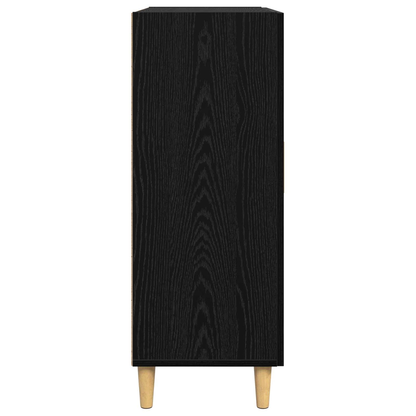 Serviesskap Svart eik 34 x 69.5 x 90 cm Konstruert tre