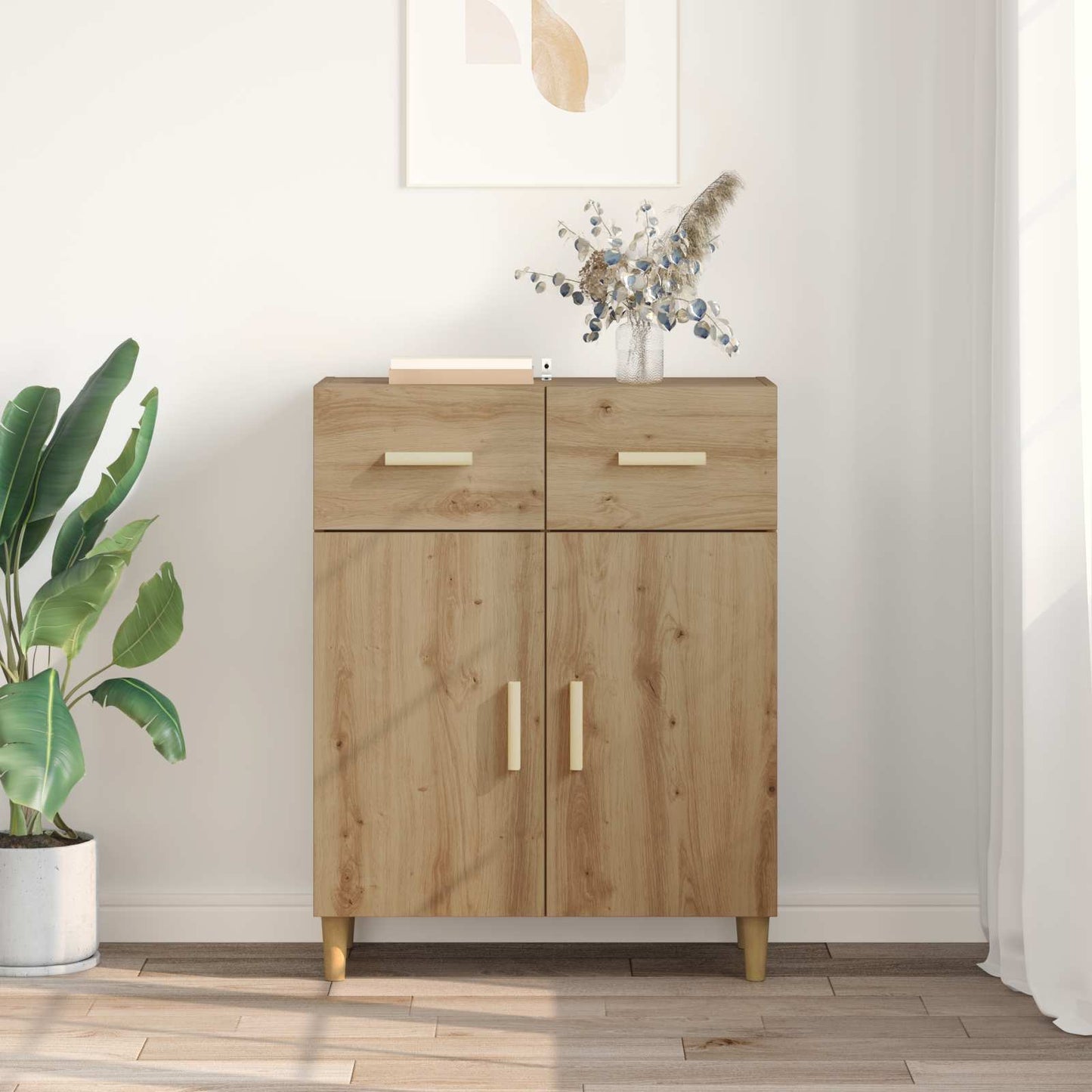 Serviesskap artisan eik 34 x 69.5 x 89 cm Konstruert tre